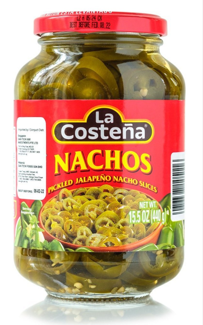 La Costena Nachos Jalapeno Slices 440 g