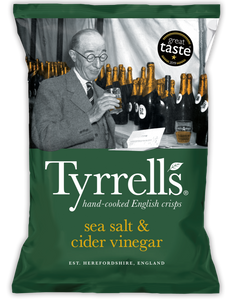Tyrrell's čipsi ar sāli un etiķi (150 g)