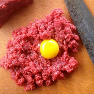 Beef fillet tartare